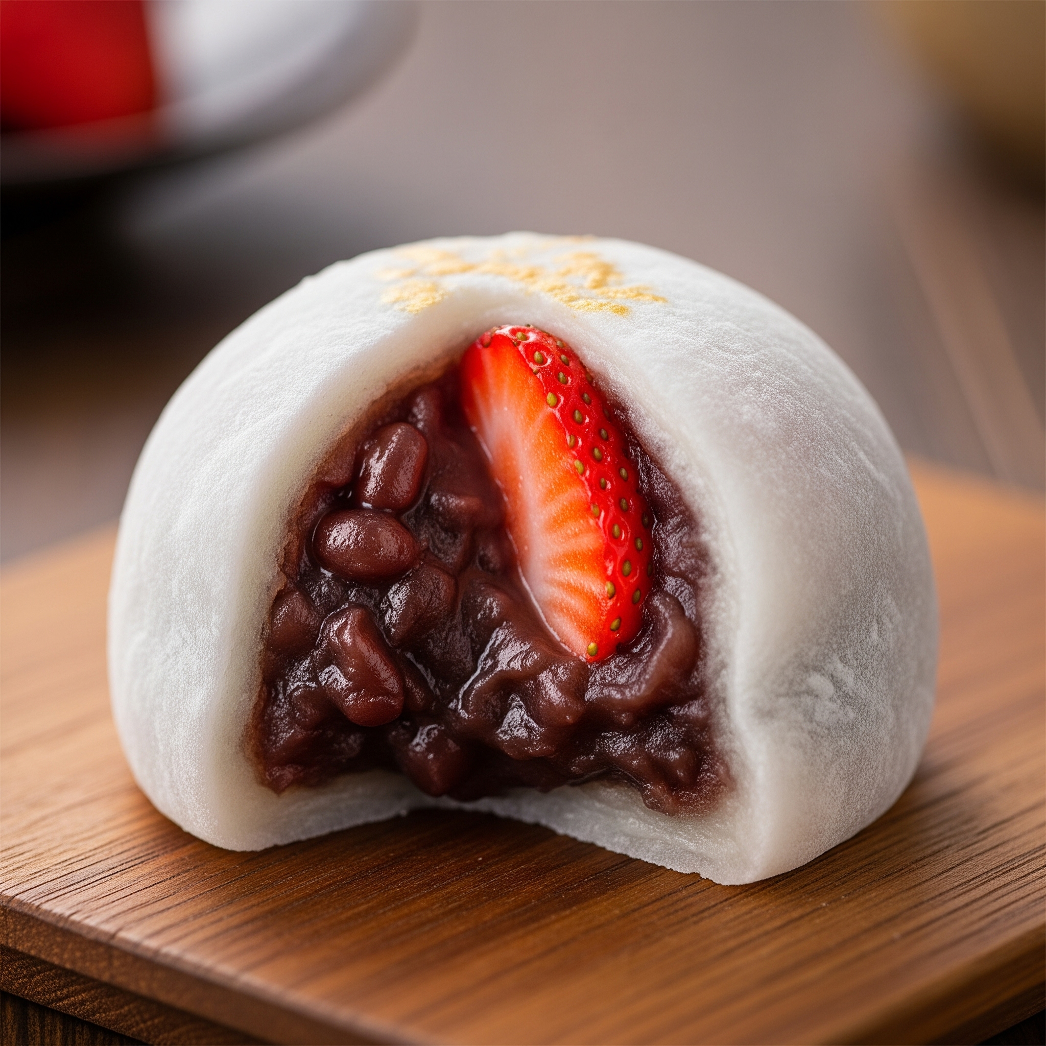 紅豆泥草莓大福